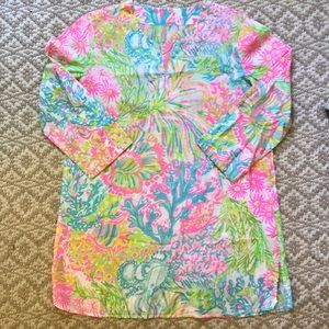 Lily Pulitzer Cotton Tunic Dress Size M EUC